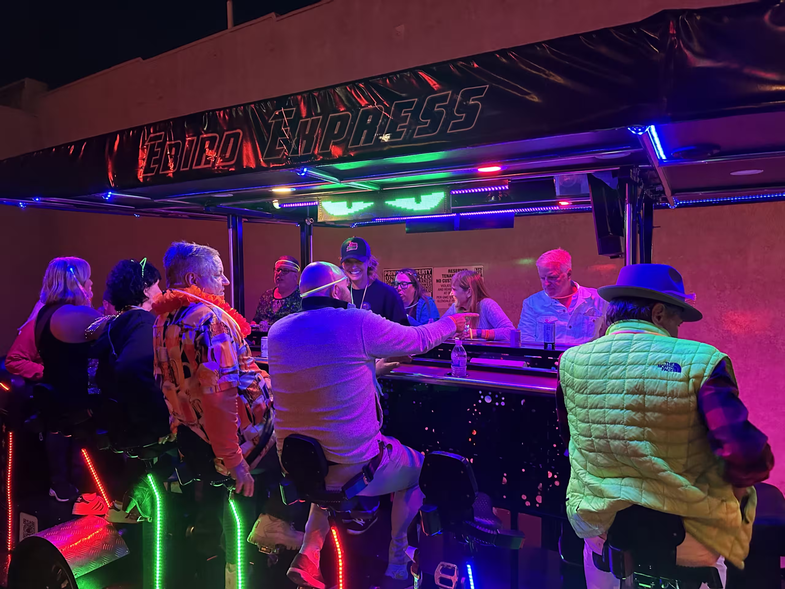 Glow Theme Party Tour