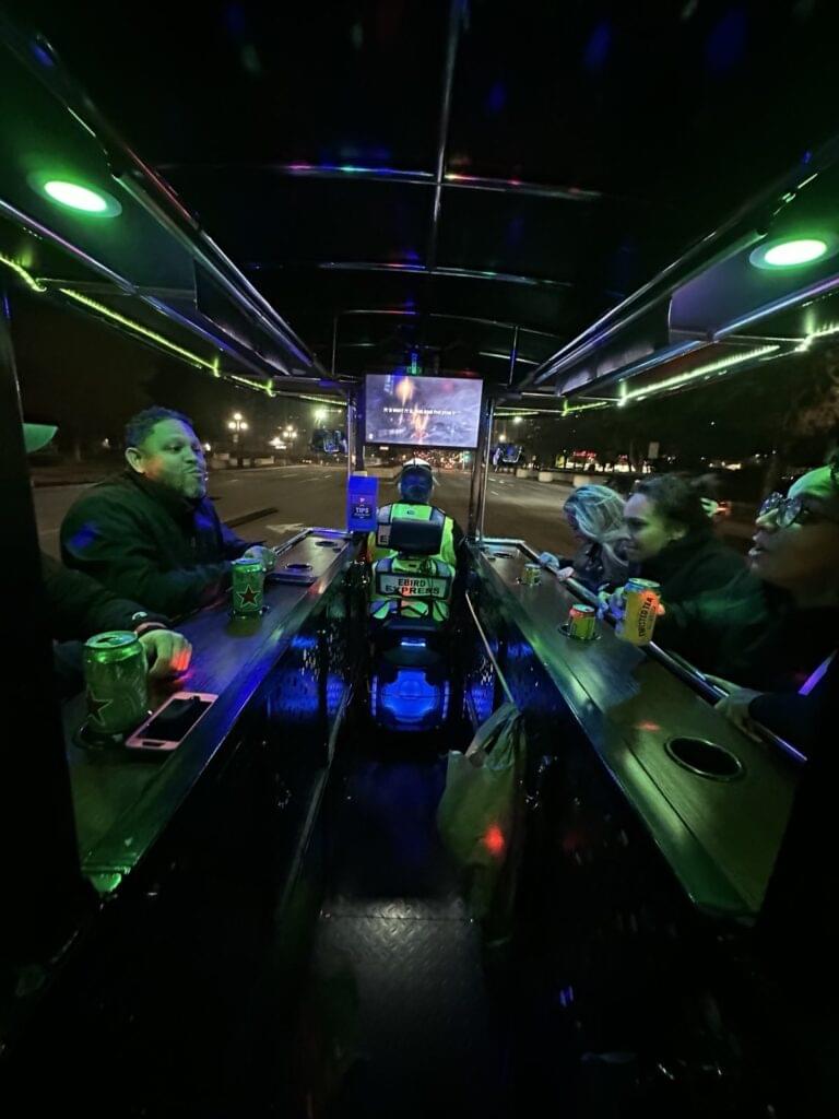 Party bar on wheels in California